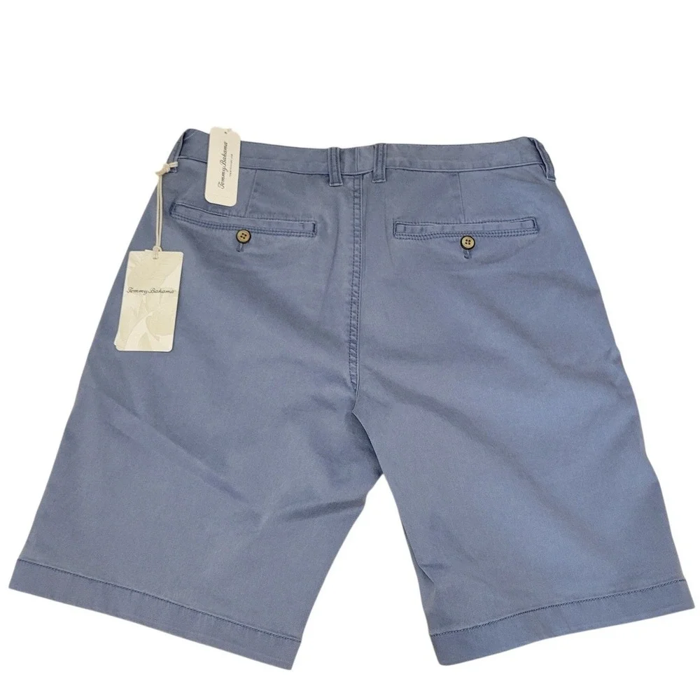 Tommy Bahama Boracay Shorts Mens 30 Chambray Blue NWT Cotten blend  C717
